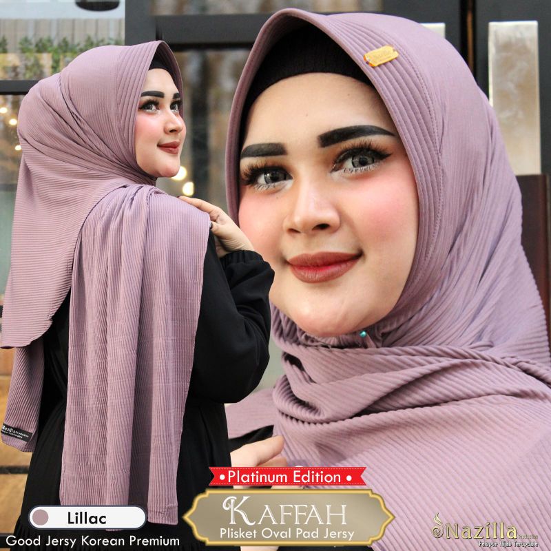 Jilbab Khimar Instan Kaffah Plisket Ori Nazilla