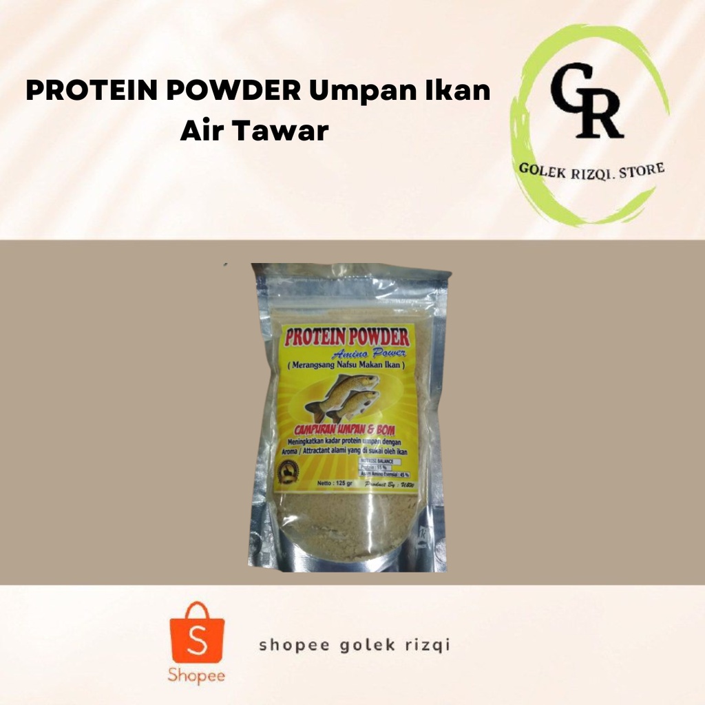 PROTEIN POWDER Umpan Ikan Air Tawar 125 gram PROTEIN POWDER