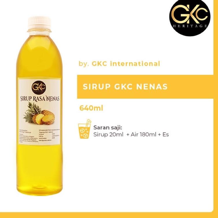 

️✔️✔️ Sirup GKC Booster Minuman (Rasa Nanas) grosir