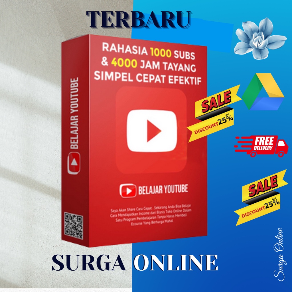 TERMURAH!! BELAJAR YOUTUBE - RAHASIA Mendapatkan 1000 SUBSCRIBER dan 4000 JAM TAYANG dengan CEPAT