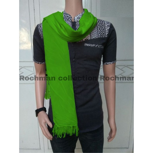 Sorban pria Hijau rida polos Serban hijau Surban habib Murah Rayon