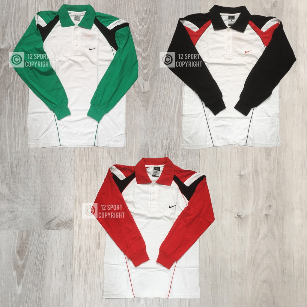 12SPORT - Kaos Polo Olahraga Lengan Panjang TS Gunner Baju Kerah Sport Katun 100%