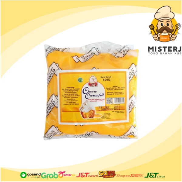 

Edna Cheese Creamfill | 500 Gram | Selai Edna Rasa Keju