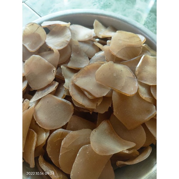 

Krupuk puli mentah/ krecekan mentah gurih dan renyah kemasan ecer 500g