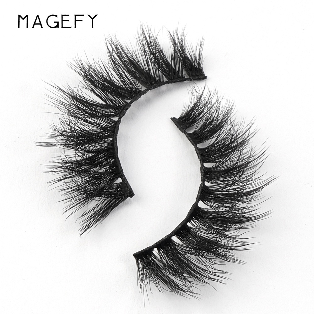 MAGEFY188 Tanam Eyelash Extension 8 Pasang 3D Bulu Mata Palsu Ekstensi Alami Ekstensi Panjang Tipis