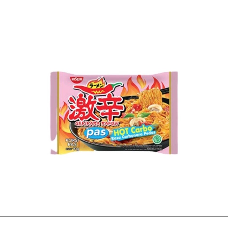 

Nissin Gekikara Ramen Pas Hot Carbonara 81g