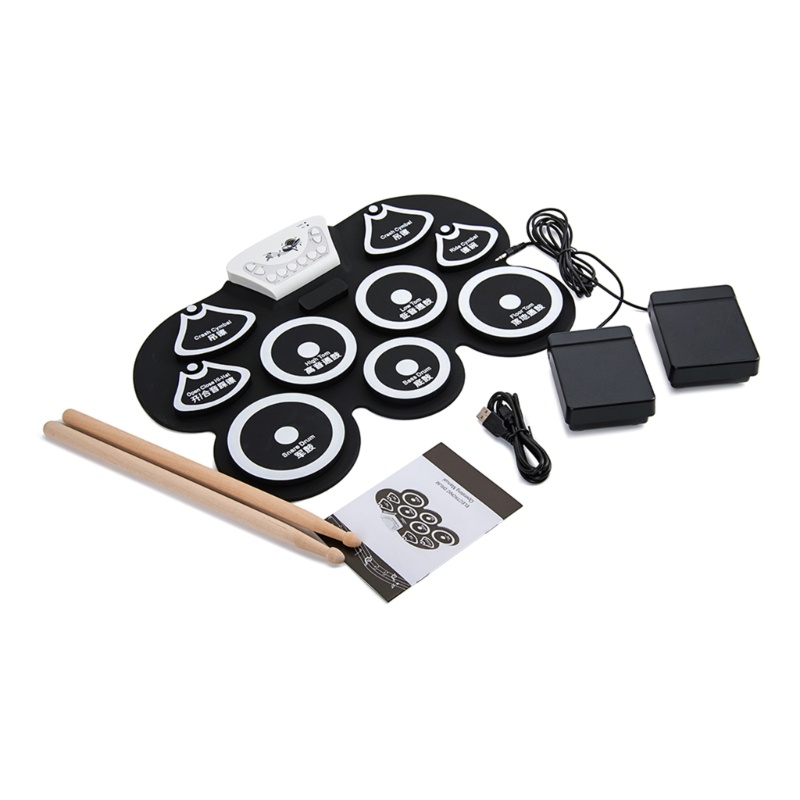 Zzz Pad Drum Elektrik Digital Portable Untuk Latihan