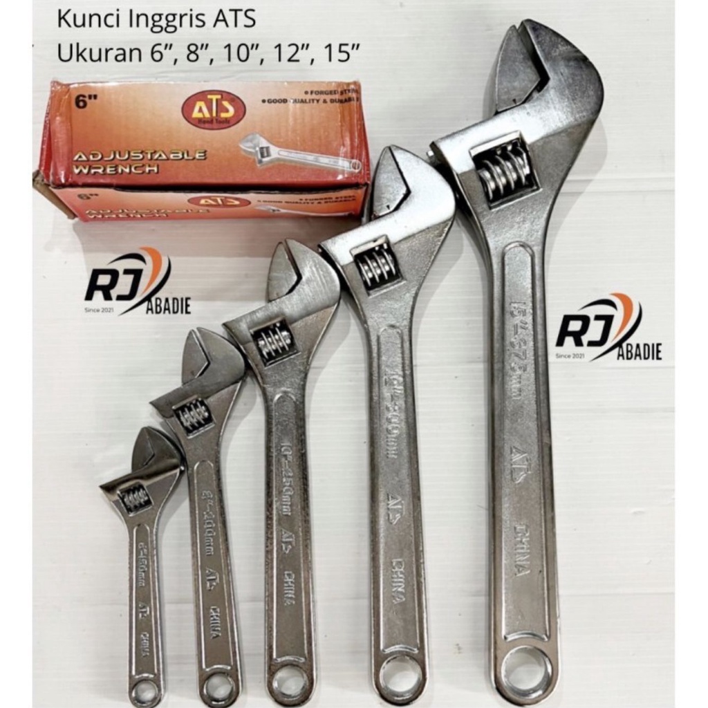 Kunci Inggris Bago Baco Bako Adjustable Wrench ATS 8&quot;