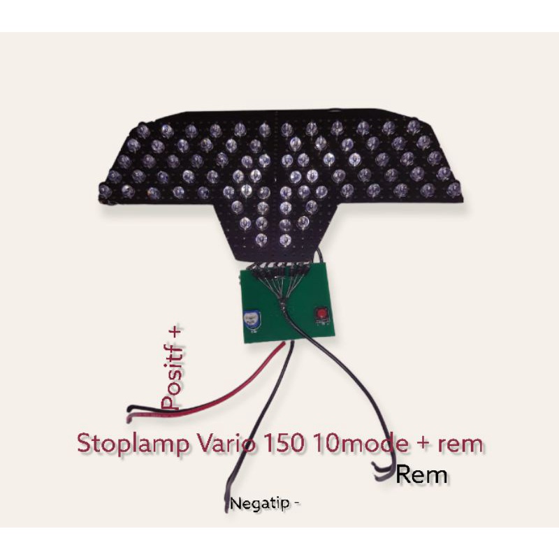 modul stoplamp runing Vario 125 150 mode seting automatis 10 mode sudah + rem