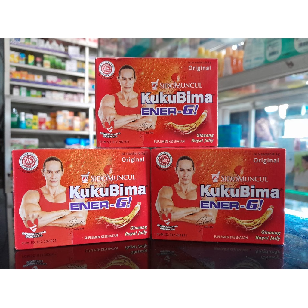 KUKU BIMA ENER - G SIDOMUNCUL kuku bima 1 BOX ISI 6 SACHET