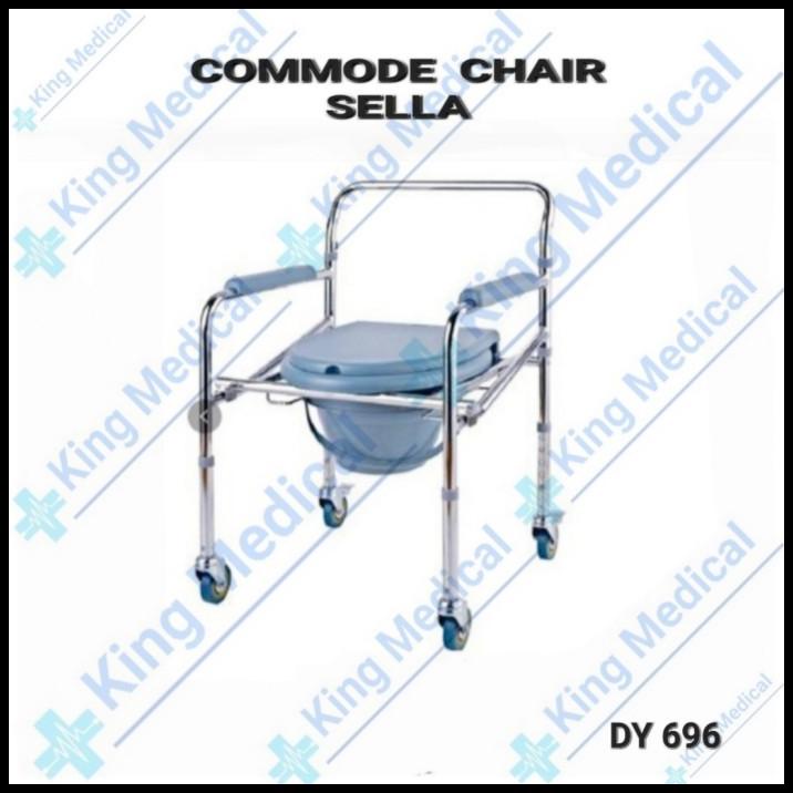 Commode Chair Kursi Bab Pakai Roda