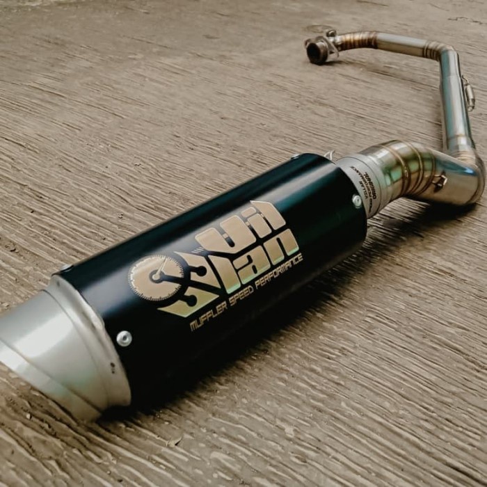 knalpot villan runner1 black r15 gsx cbr150 facelif lokal mt15 BARANG 100% ORIGINAL