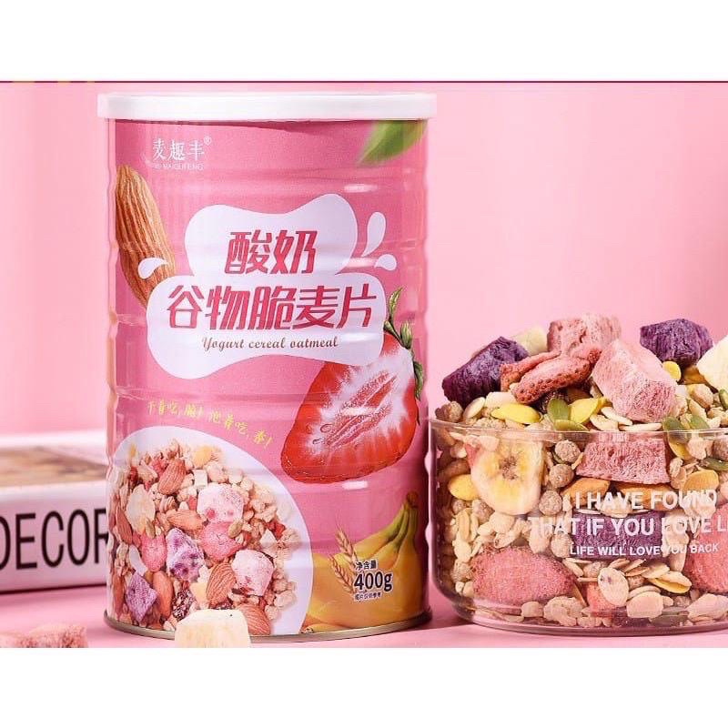 

oatmeal yogurt sereal sarapan sehat makanan diet granola muesli mai qu feng