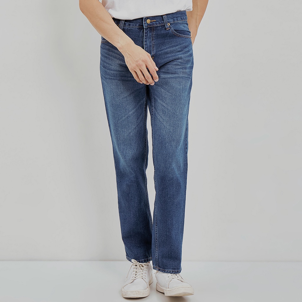 Pluviophile - Wisker Jeans Denim Basic reguler - Bluewashed