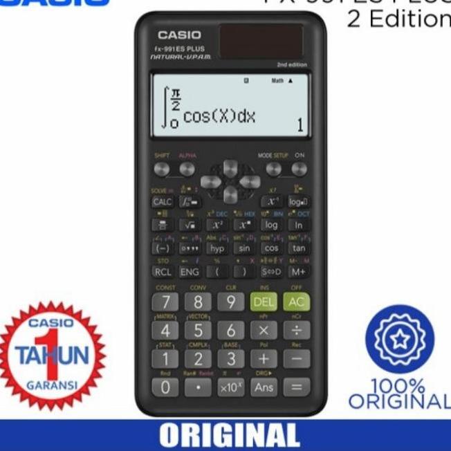 

MURAH/ KALKULATOR SCIENTIFIC CASIO FX-991ES PLUS 2 E8576TRB