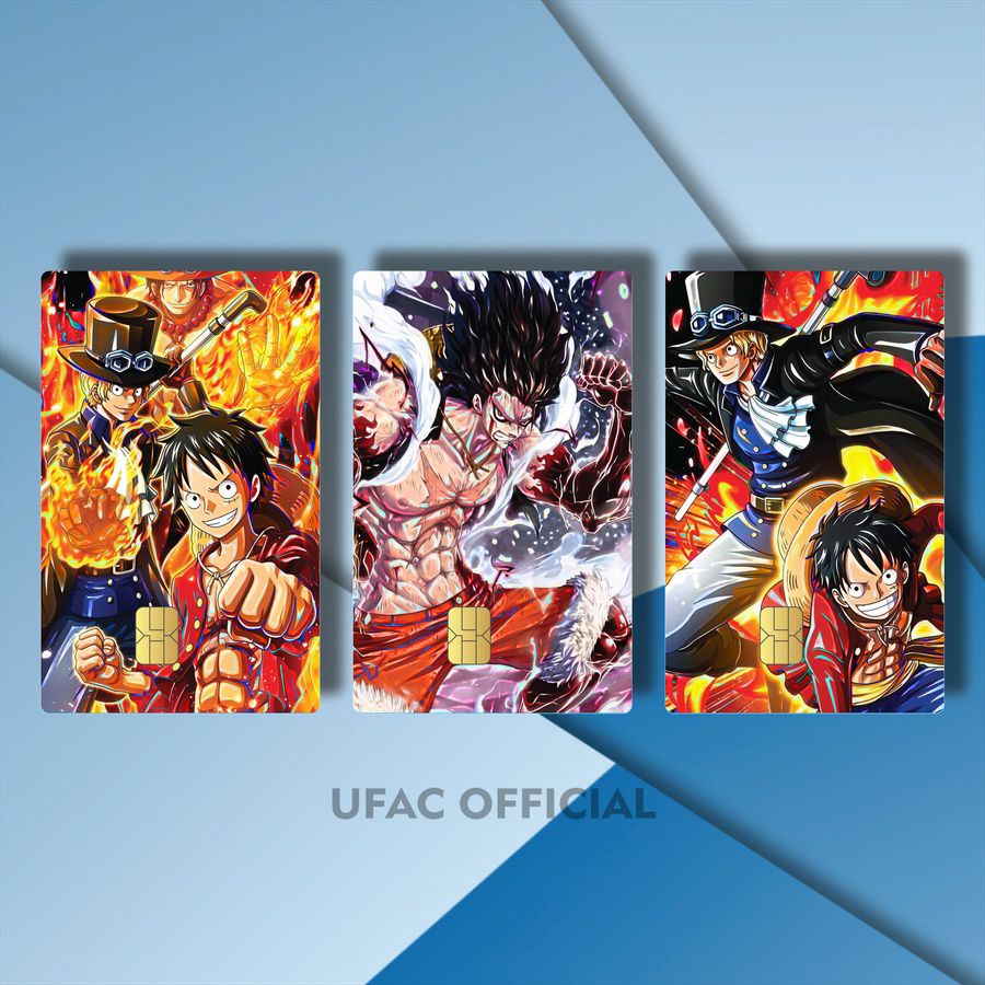 CASING KTP ONE PIECE MONKEY D. LUFFY RORONOA ZORO HOLOGRAM HH4JE/QS9HJ/ COVER KTP ANIME ONE PIECE / 