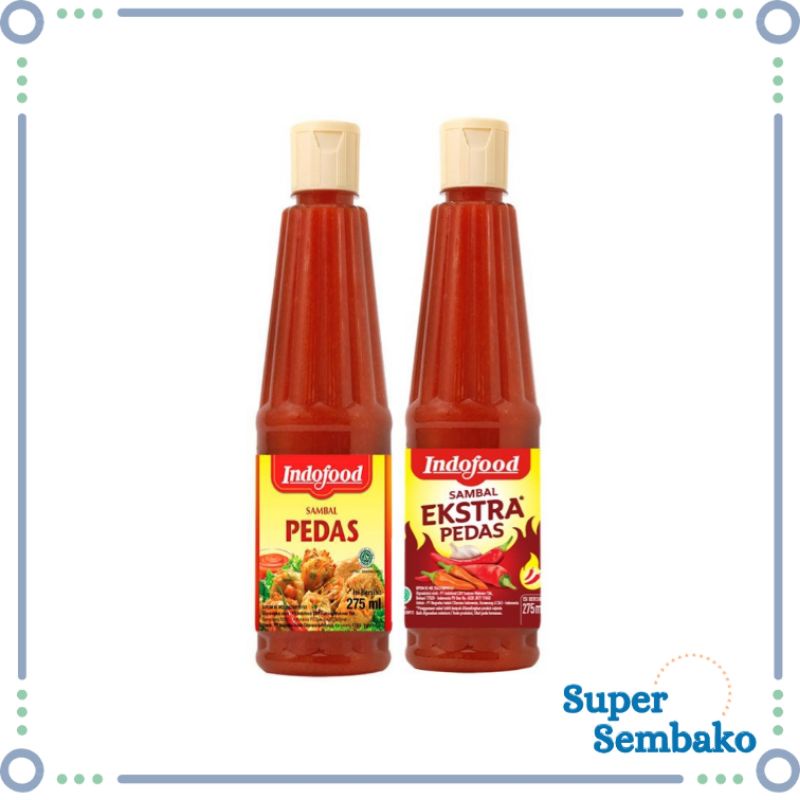 SAUS SAMBAL LOMBOK INDOFOOD EKSTRA PEDAS 135ml MURAH MAKASSAR