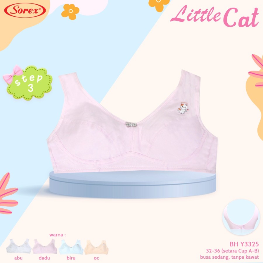 Sorex 3325 BH Bra Remaja ABG Miniset Young Step 3 Katun