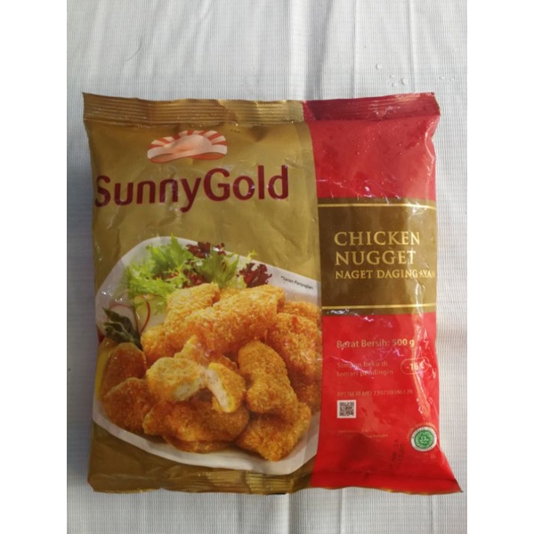 

Sunny gold chicken nugget 500g naget ayam frozen