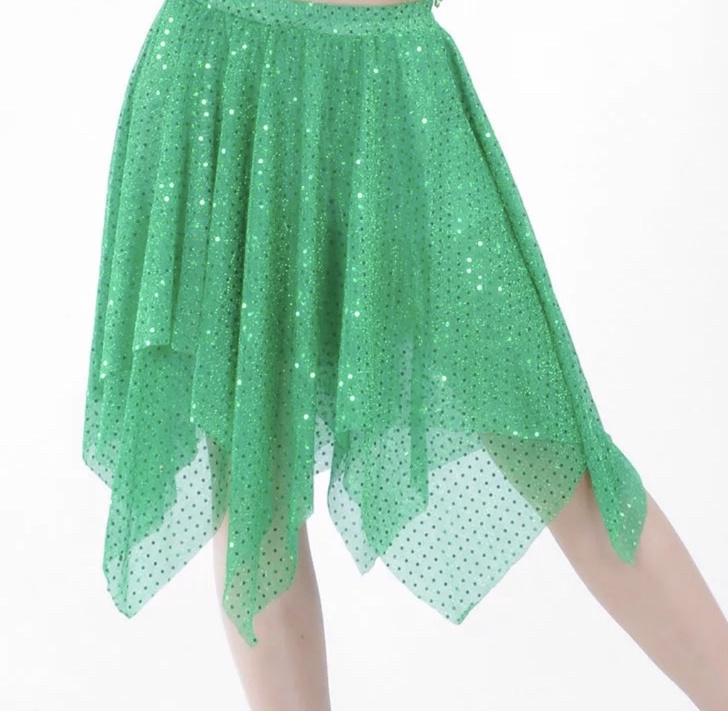 Quality Control✅Belly dance rok mini pendek bintik gold glitter kostum tari senam fitness zumba aero