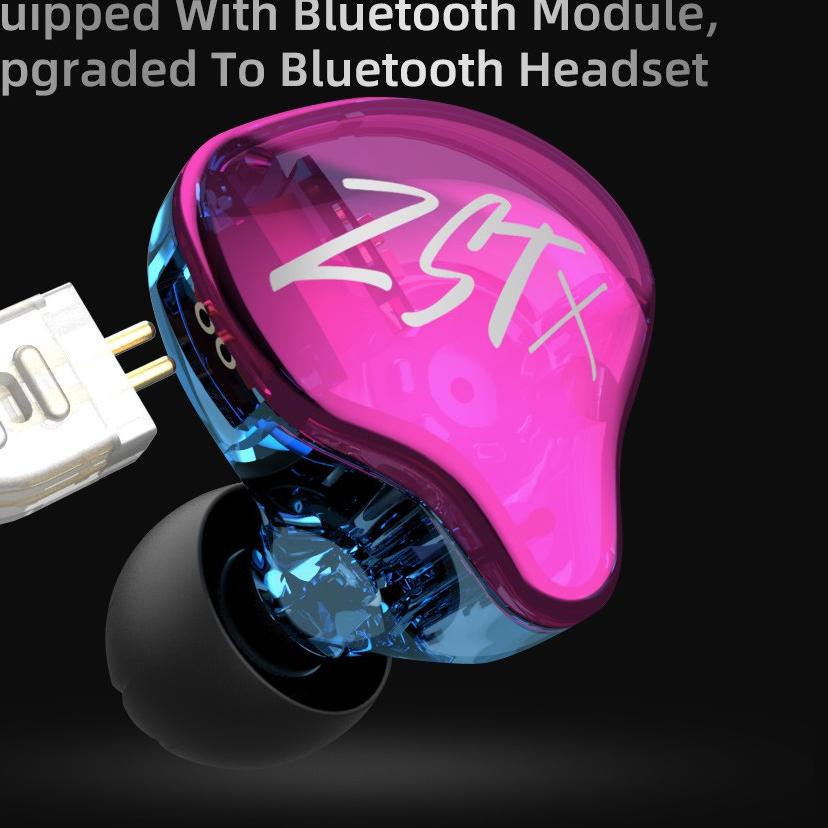 SHOPEE 2.2 KZ ZST X Knowledge Zenith Dual Driver Earphone with MIC [KODE 948]