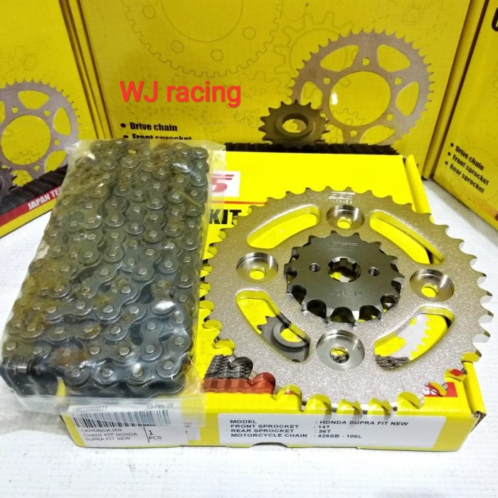 Gear set SSS honda Supra Fit New / Karisma / Supra X 125
