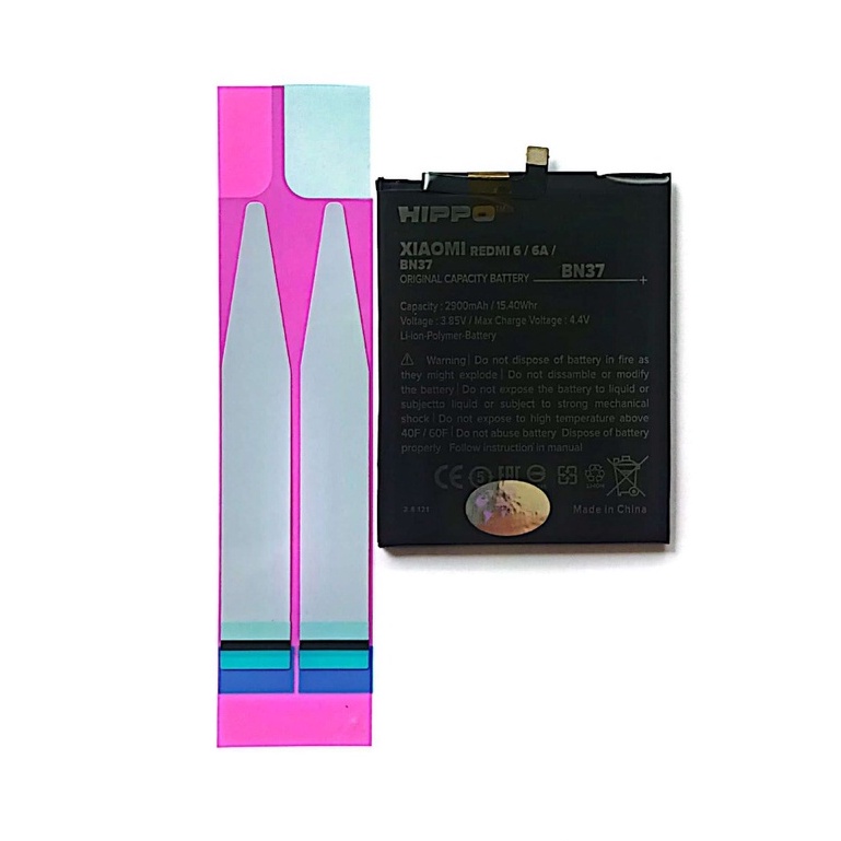 Baterai Hippo Xiaomi BN37 Redmi 6 / 6 PRO / 6A 2900 mAh