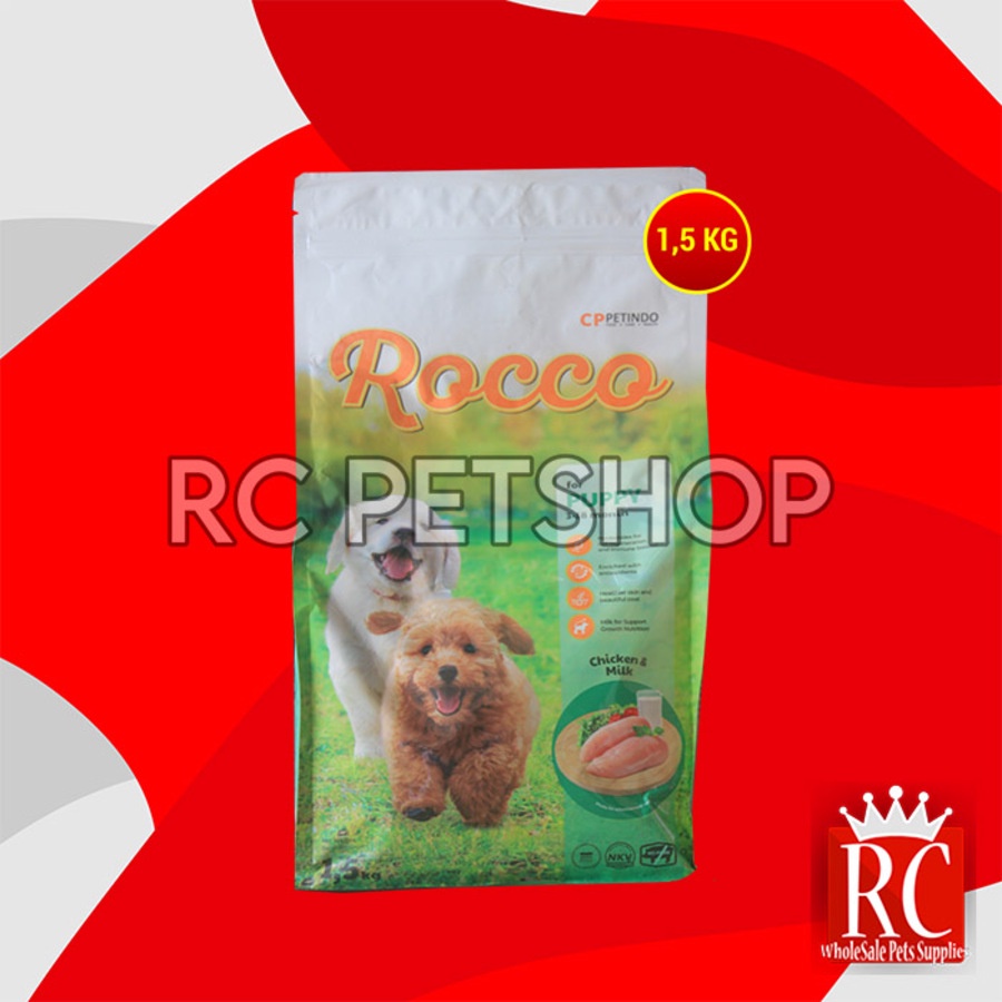 Makanan Kering Anjing Rocco Dry Dog food 1.5 KG