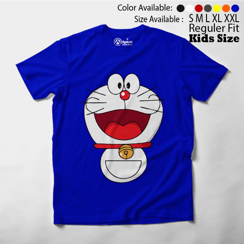 Baju Kaos Atasan Anak Laki - Laki Motif Doraemon