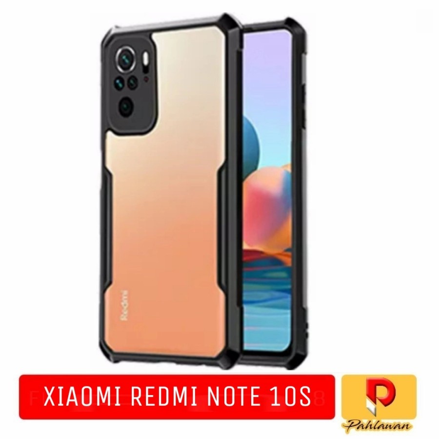 Case Xiaomi Redmi Note 10S Shocprof Tpu Tranparan - Hitam
