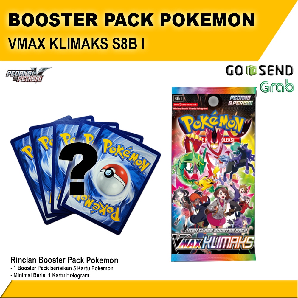 High Class Booster Pack VMAX Klimaks S8b - Pokemon TCG Indonesia