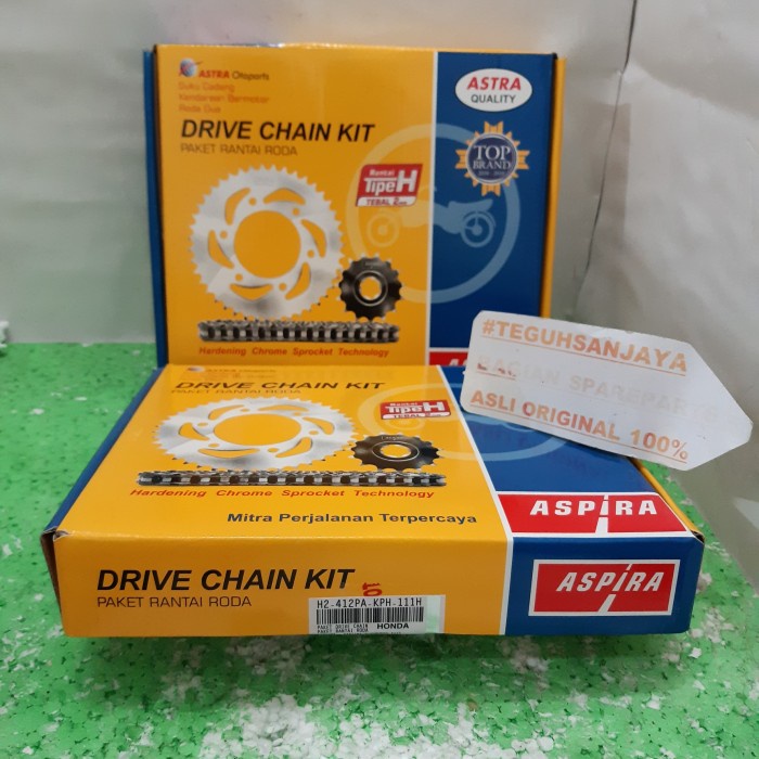 Gir Set / Gear Set Karisma Supra X 125 KPH Asli Original Aspira