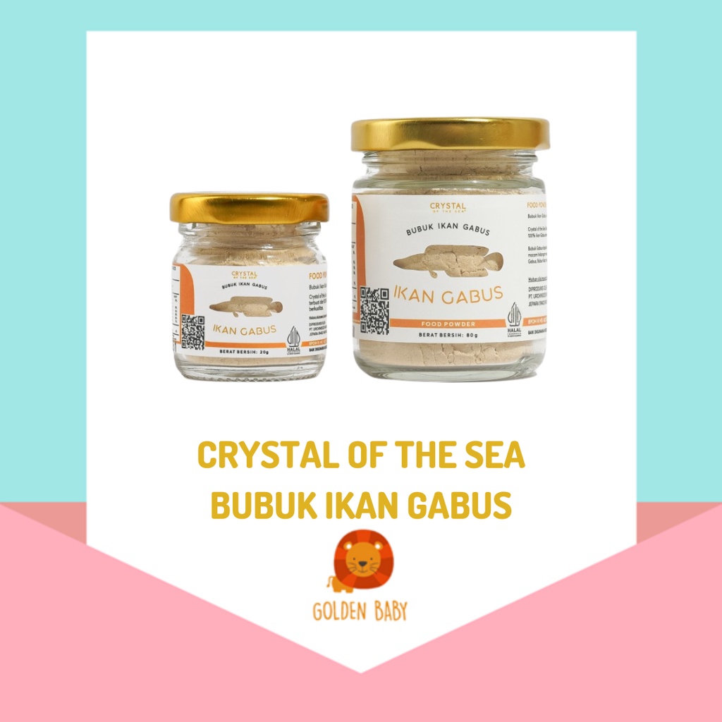 Crystal of The Sea Gabus Food Powder | Bubuk Ikan Gabus MPASI Albumin