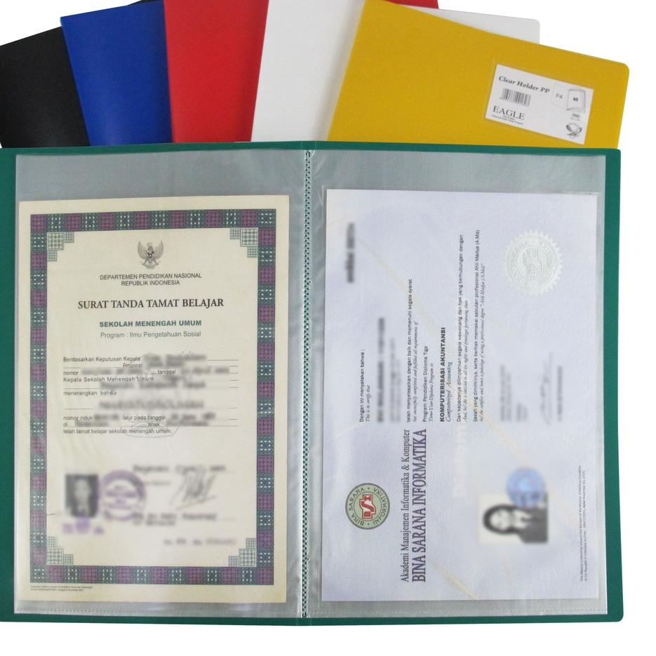 

Special - Dokumen Keeper / Clear Holder / Document Keeper / Display Book EAGLE A4 / F4 40 Pocket ペ