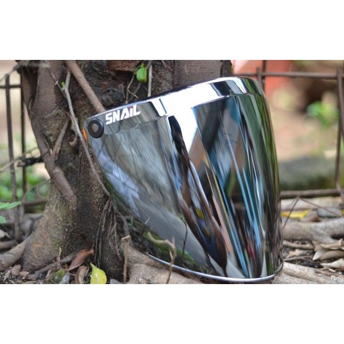 KACA HELM BOGO SNAIL SILVER (KACA BOGO | KACA SNAIL FLAT | VISOR BOGO)