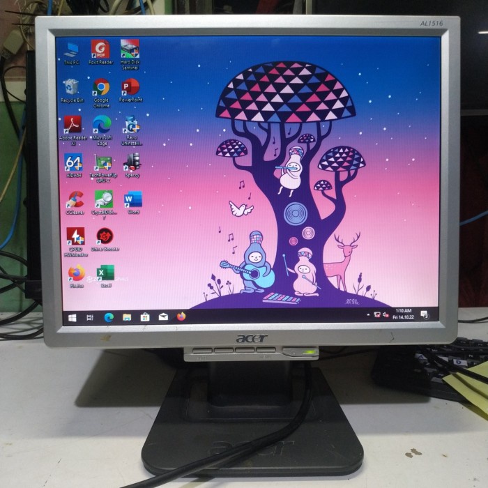 Monitor Lcd Lcd Monitor 19Inch, 17Inch, 16Inch Wide Kotak Lg Samsung Hp Dell