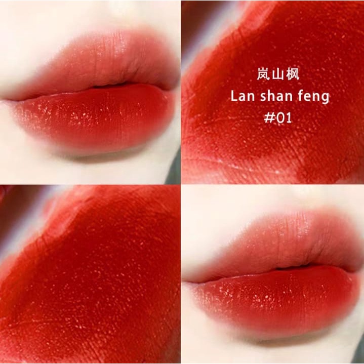 Lameila Lipstick Matte Just Red Edition Lipstick Wanita By Aurora 2026