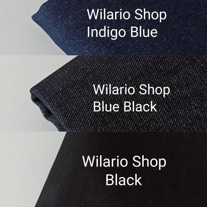 Readystock FATEM Kain Denim Tebal tidak melar / Kain Jeans levis tebal 44 Buruan Beli