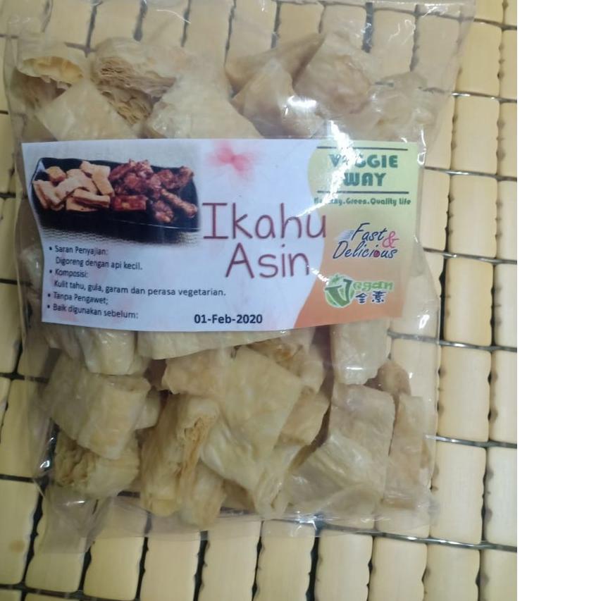 

BISA COD ✔️vegetarian ikahu asin/kulit tahu asin/ikan asin kering vegan|SQ4