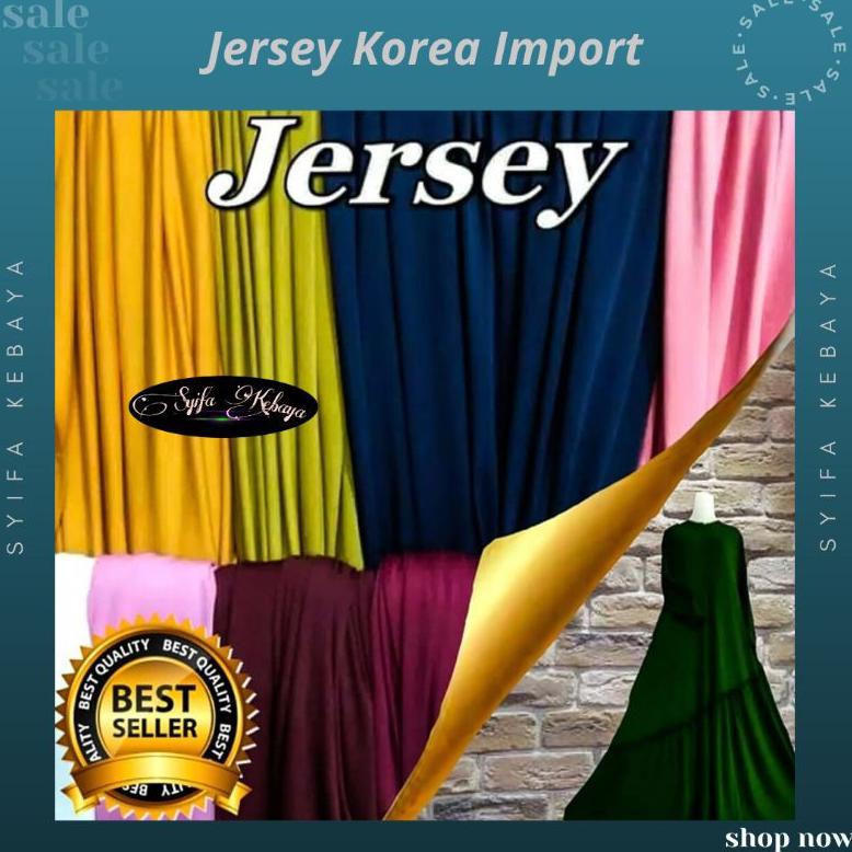 Kain Jersey Premium. Kain Jersey Korea. Kain Jersey Meteran. Bahan Jersey. Kain Jersey Polos. harga 