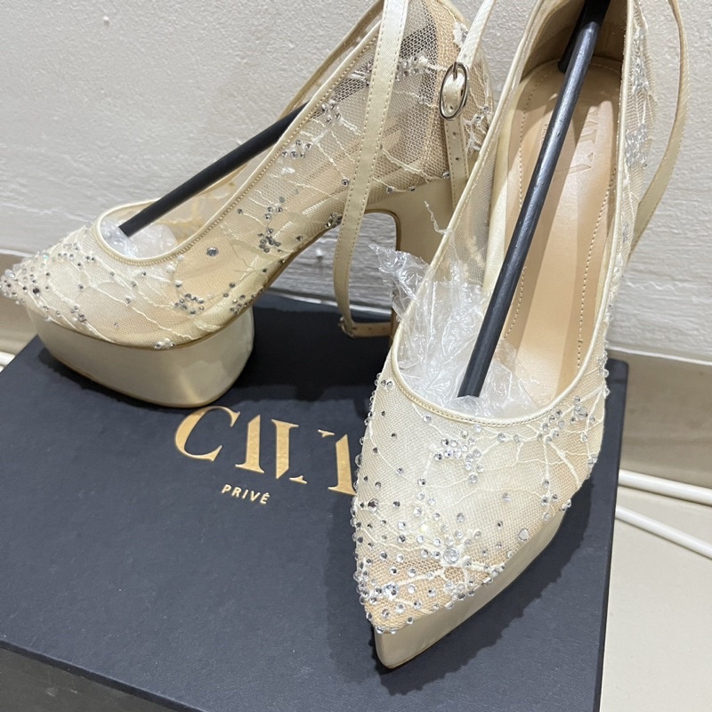 Wedding Shoes CavaPrive-PRELOVED (SEPATU NIKAH) size 35