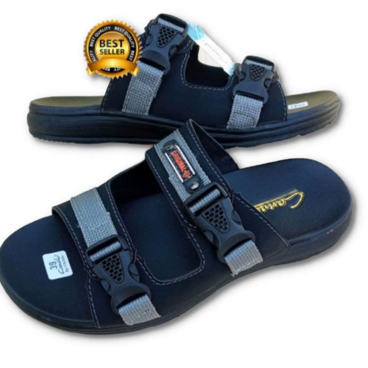 Harga Termurah PROMO BIG SALE 2.2 COD SANDAL PRIA/SANDAL SLOP PRIA/SANDAL CARVIL/SANDAL KULIT/SANDAL