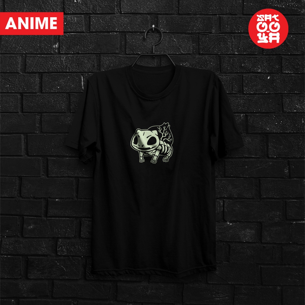 Kaos Keren Bisa Menyala Dalam Gelap Bulbasaur Pokemon Glow In The Dark