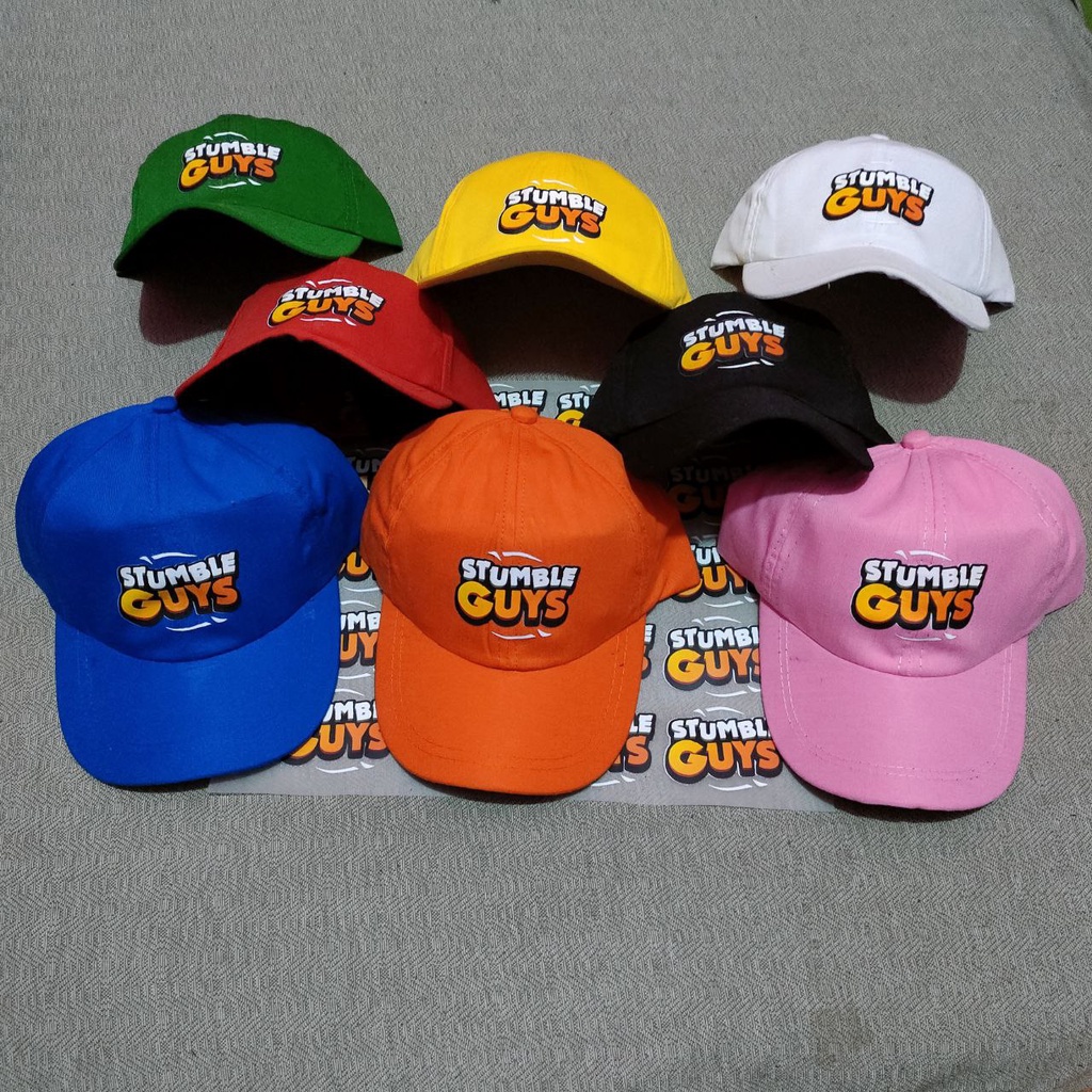 Topi Anak Anak usia 2-7 th logo stumble guys