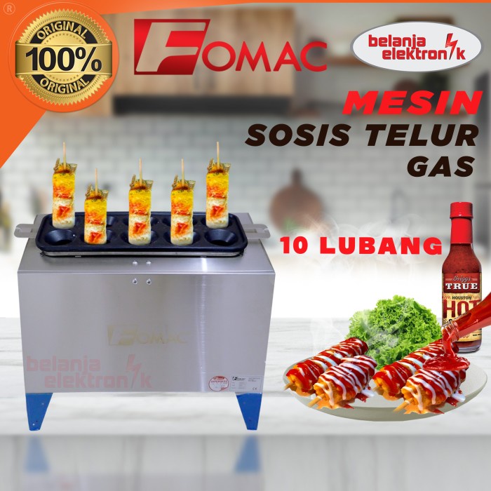 Sostel Mesin Sosis Telor Gas 10 Lubang - Sostel