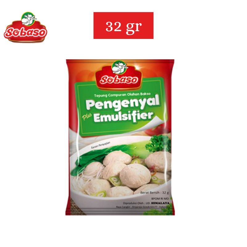 Tepung pengenyal Emulsifier SOBASO 32 gr