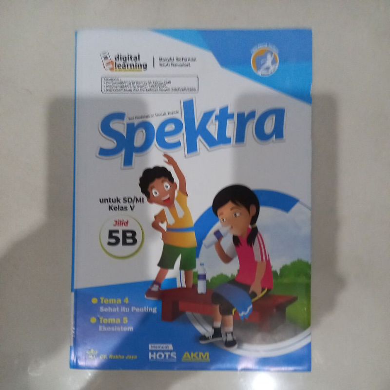 BUKU PELAJARAN SPEKTRA KELAS 5 JILID B - TEMA 4 S.D 5