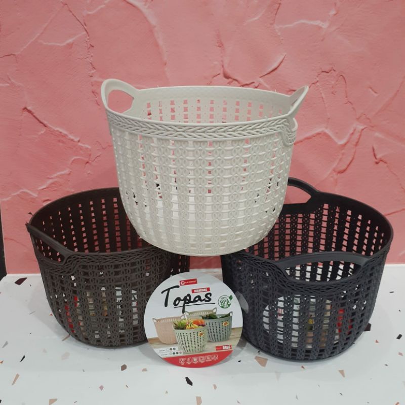 keranjang plastik serbaguna topas