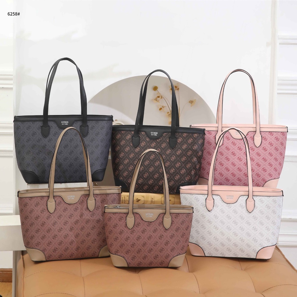 GS Logo Print Tote Bag 2in1 6258