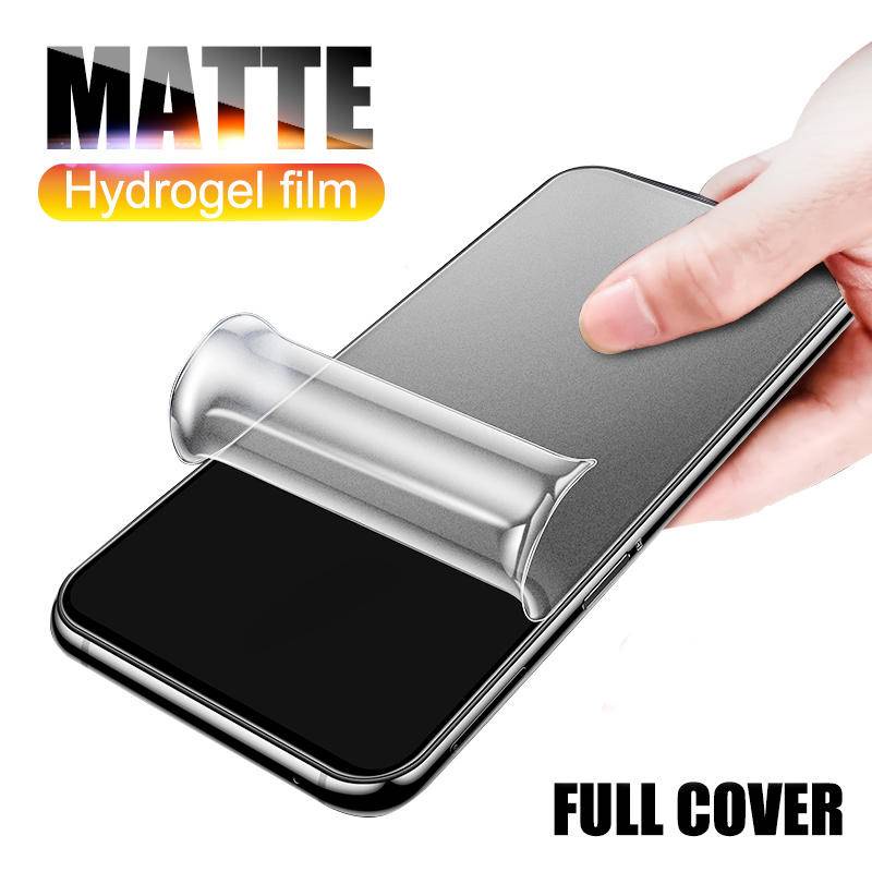 1-2pcs Film Pelindung Layar Hydrogel Matte Untuk iPhone 14 13 12 11 Pro Max Plus 6 6s 7 8 Plus X Xs XR Max
